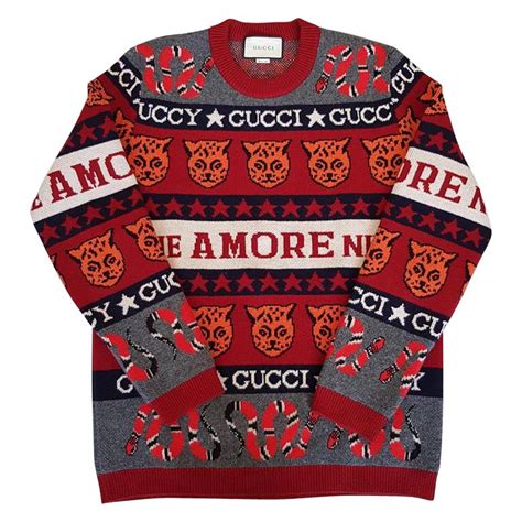 gucci amore sweater|gucci sweater vintage.